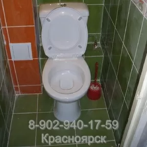 Ремонт ванны,  туалета,  квартир под ключ.   Красноярск