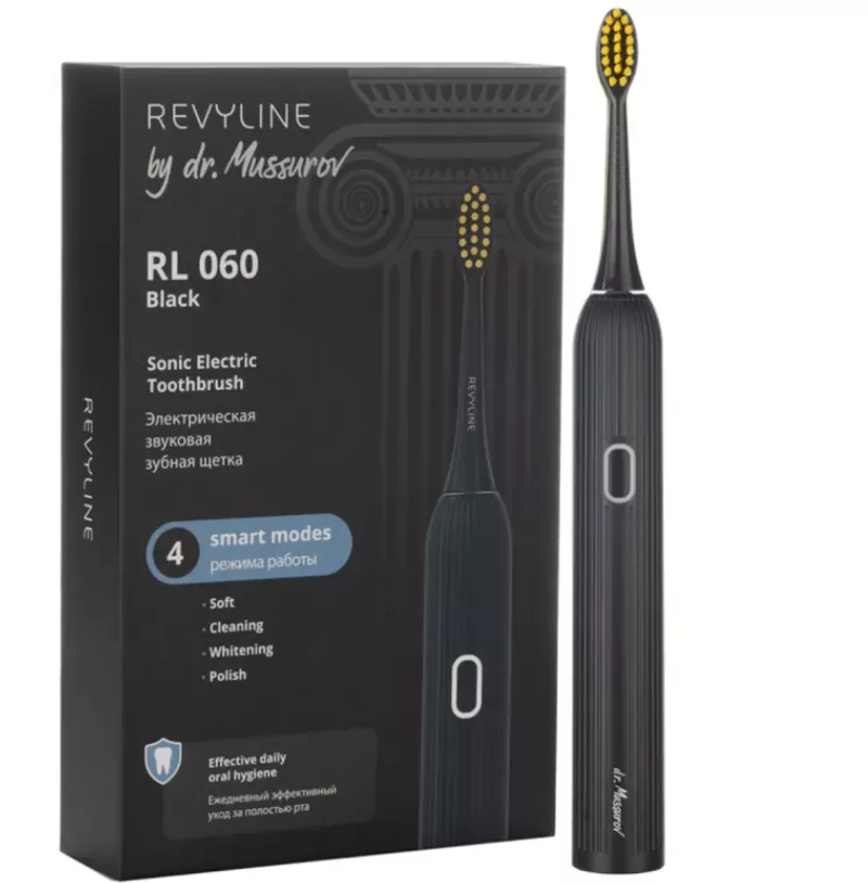 Звуковая щетка Revyline RL 060 Black by Dr. Mussurov с доставкой